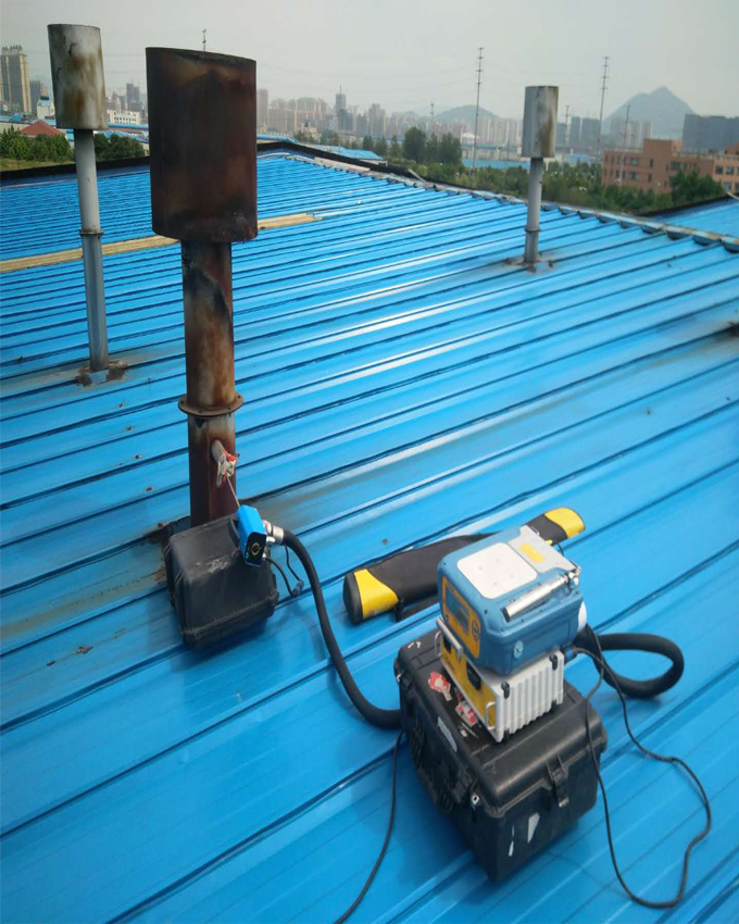 電纜企業噴涂車間PF-300儀器現場測試