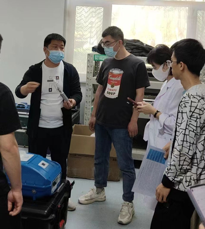 寧東生態(tài)環(huán)境監(jiān)測站PF-300驗收培訓(xùn)